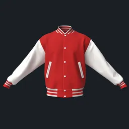 Red Varsity Jacket