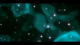 Teal Nebula & Starfield Deep Space