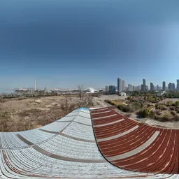Highsky metal rooftop clouds