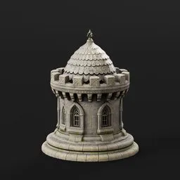 Castle Tower Metal Roof