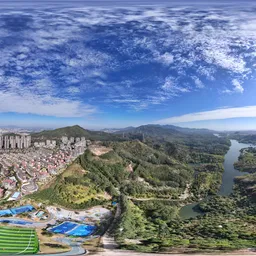 Highsky clouds bluesky