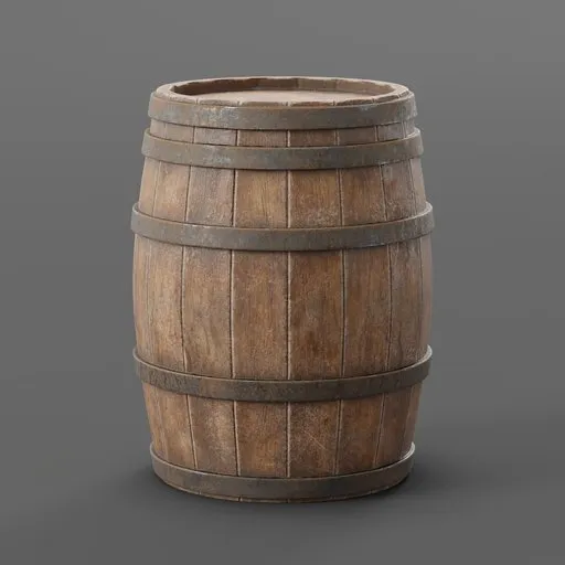 Old Wooden Barrel