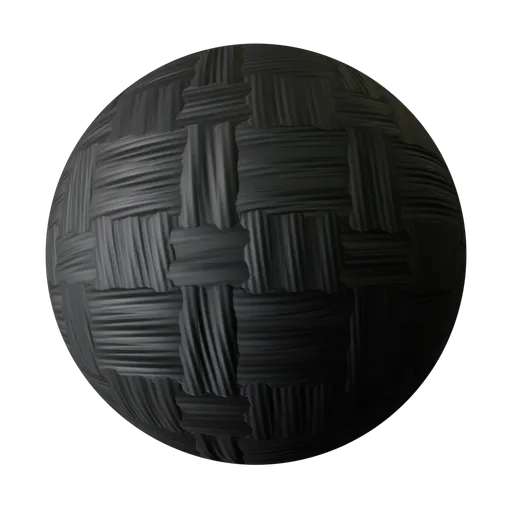 Dark Stylized Woven Rubber