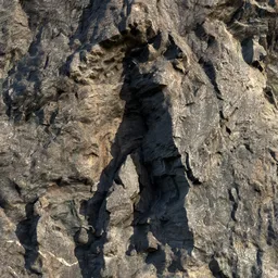 Rocky Rugged Cliff Photoscan