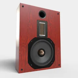 Wallmount Hi-Fi speakers Red Wood