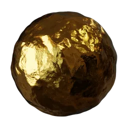 Procedural gold foil