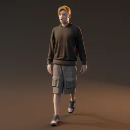 daily young male human