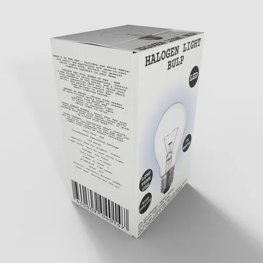 Halogen Bulb Box