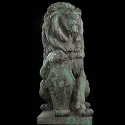 Vs Lion sculpture