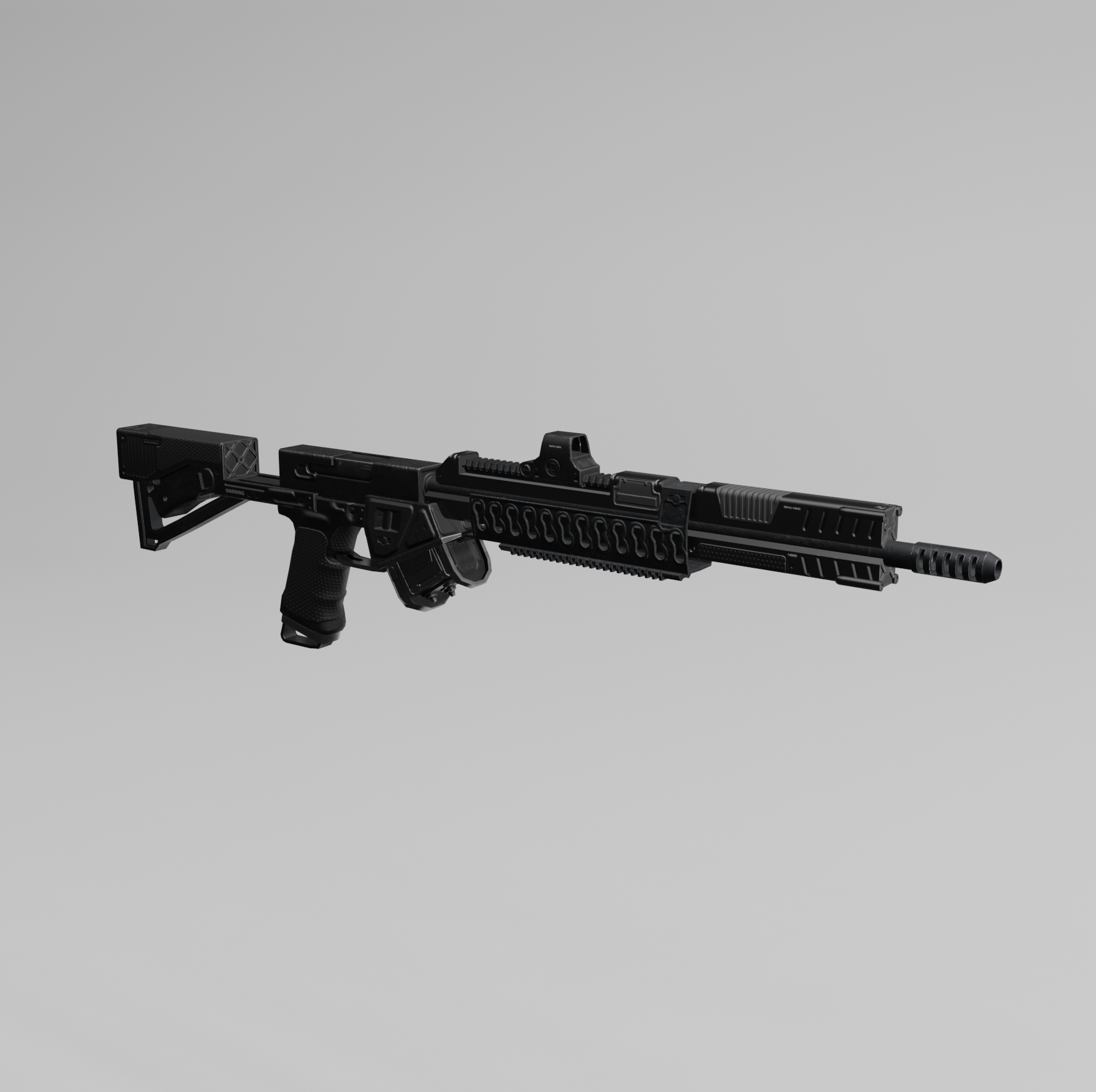 Space Marine Rifle | FREE 3D Sci-Fi models | BlenderKit