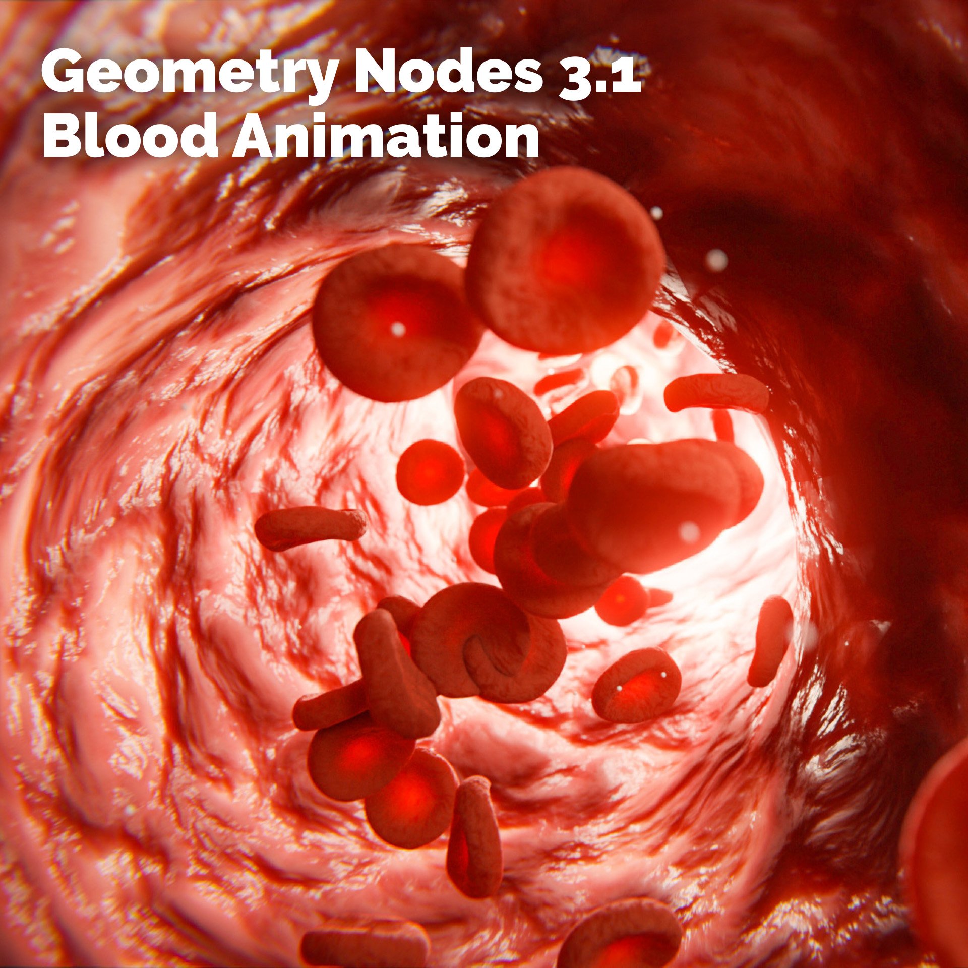 Animated Blood Flow in Vein | Science scenes | BlenderKit