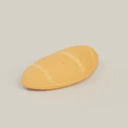 Realistic Soft Torn Milk Bread