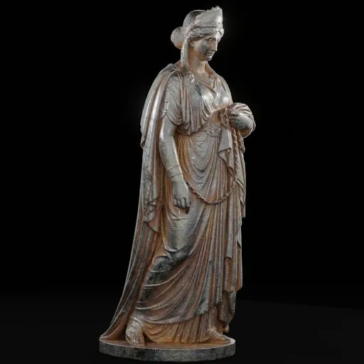 statue of Iron Zenobia in Chains