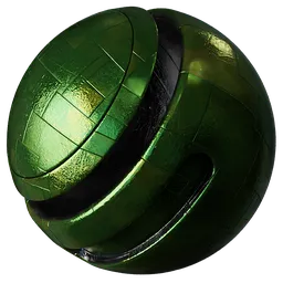 Scifi Space Panel Dark Green