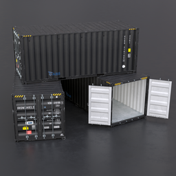 20ft Cargo Container(Black)