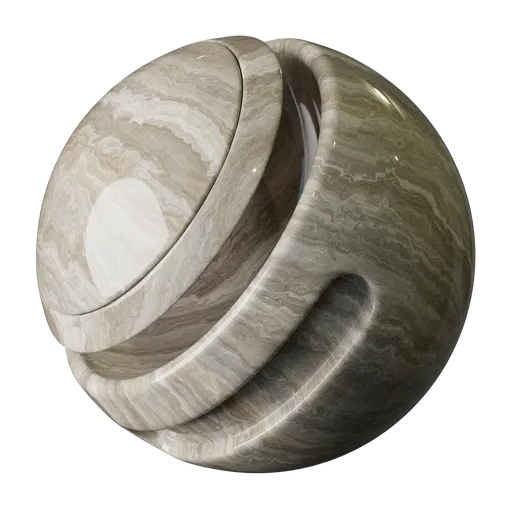 Banded Travertine Marble