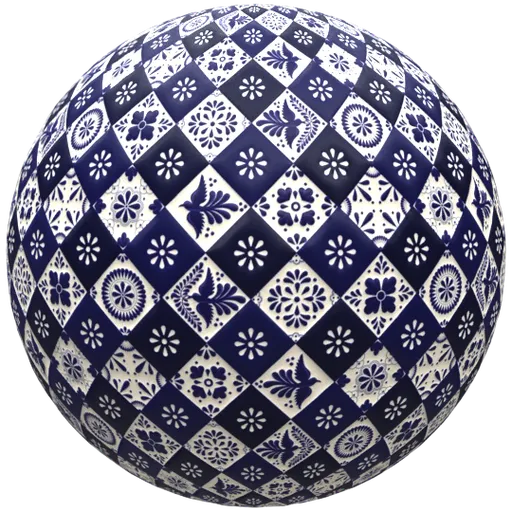 Blue Diamond Talavera Tile