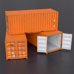 20ft Cargo Container(Orange)