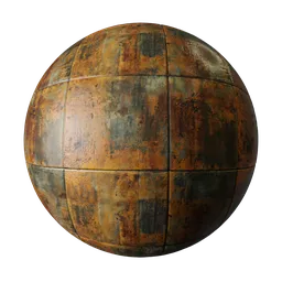 Rusty old metal surface