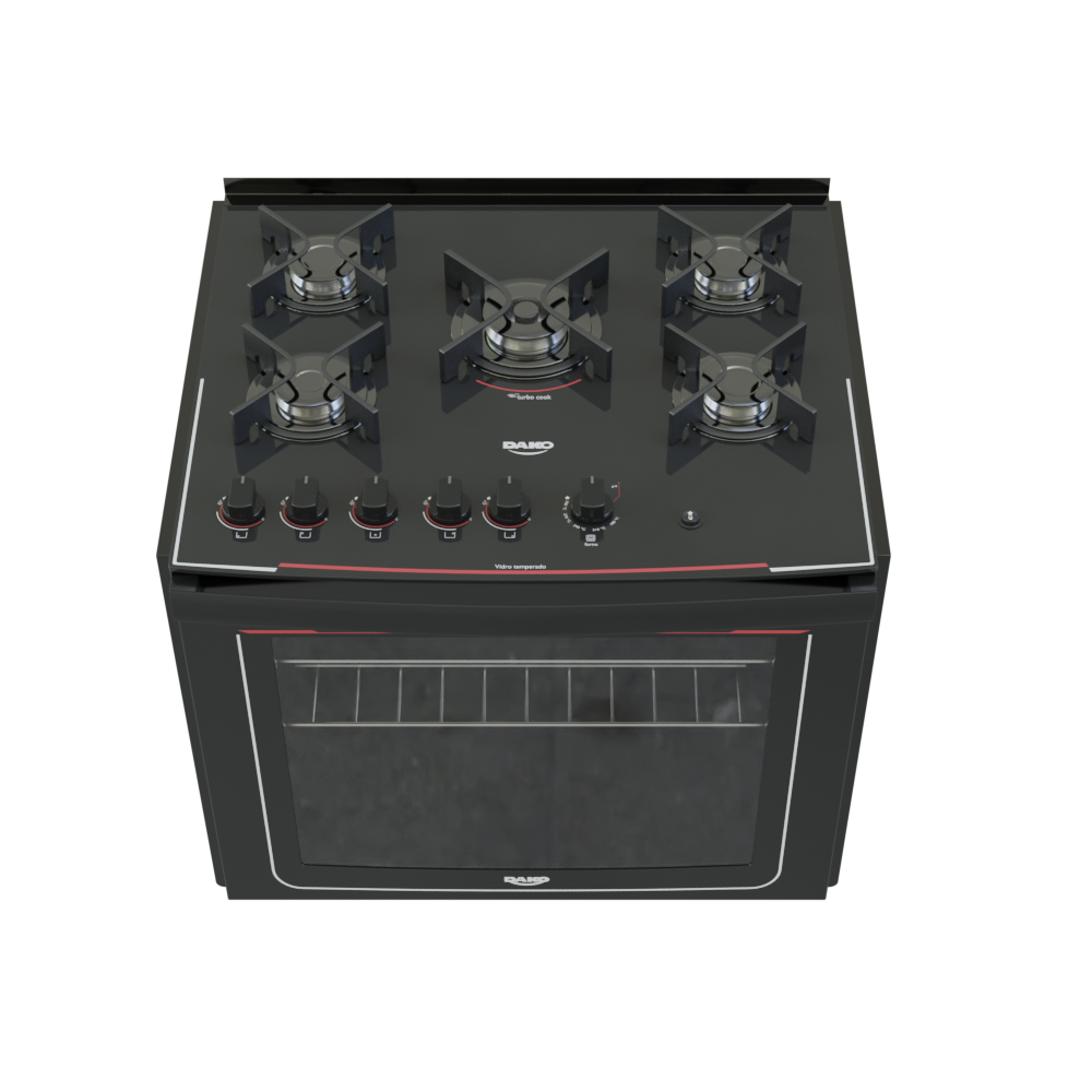 Builtin stove 5 burners Dako FREE Kitchen Appliances models BlenderKit