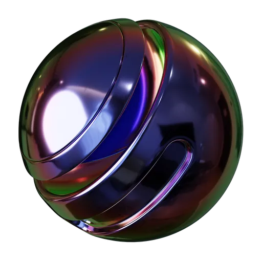 Tri-Color (Shimmering Metal) Shader Node