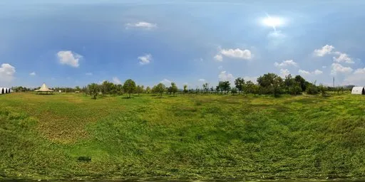 Highsky green forest clouds