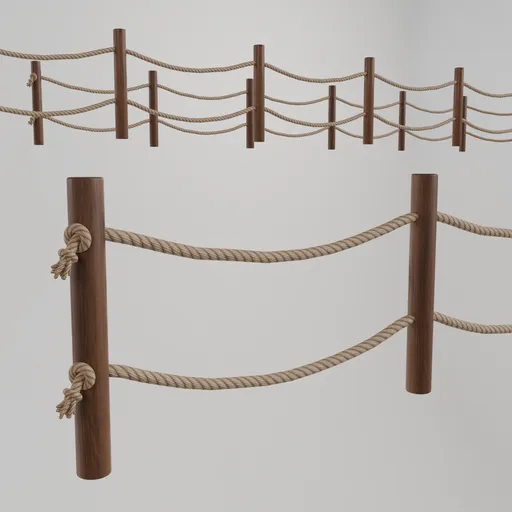 Rope Barrier fence