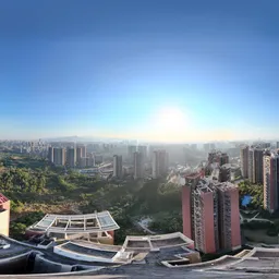 Highsky building clouds bluesky