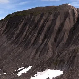 Erroded Mountain Hill Photoscan