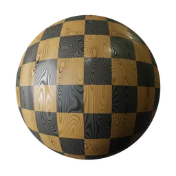 Wood Chess Floor