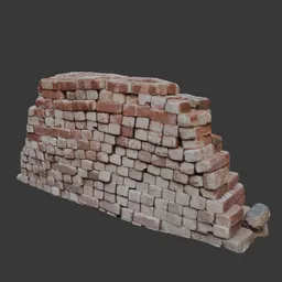 Scanned Stacked Bricks