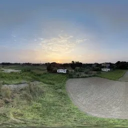 Golden Hour Fields HDRI