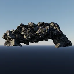 Rugged Arch Rock Asset