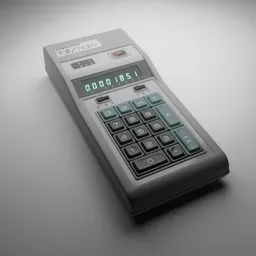 Rigged Retro Desktop Calculator