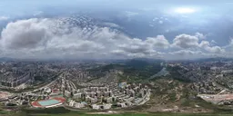 Highsky old building green forest