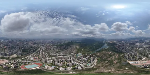 Highsky old building green forest