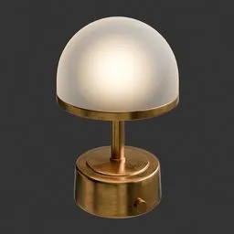 Gold lamp