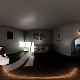 Sunlit Minimal Living Room