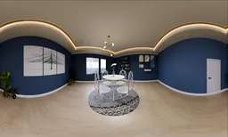 Blue Modern Dining