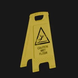 Sign CautionWetFloor