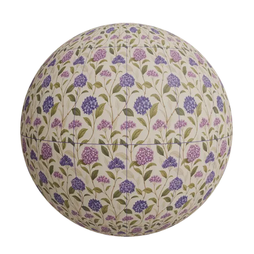 Floral botanical wallpaper