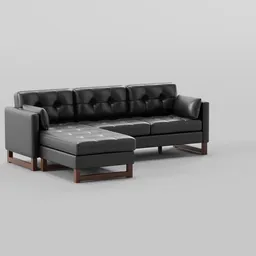 Leather Modular Sectional Sofa