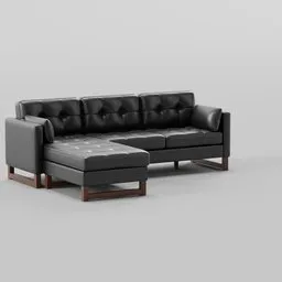 Leather Modular Sectional Sofa