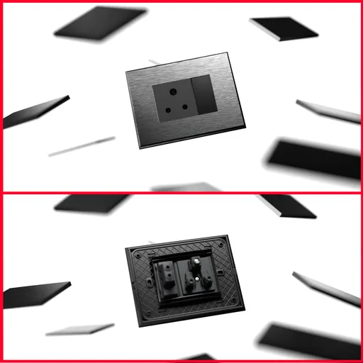 Metal modular plates creative animation