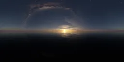 Golden Twilight Night Stars
