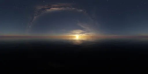 Golden Twilight Night Stars
