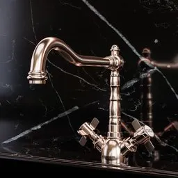 Detailed Blender 3D model of Tokigawa faucet, rendered in Cycles, available in .blend format.