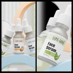 Face serum creative animation shot