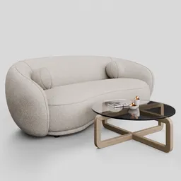 Sofa Hyde Boucle Fabric