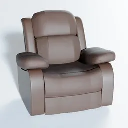 Leather armchair